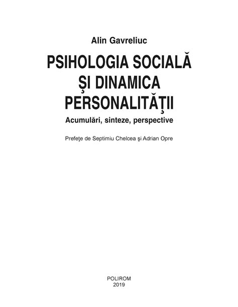 personalitatea mea|Psihologia personalității